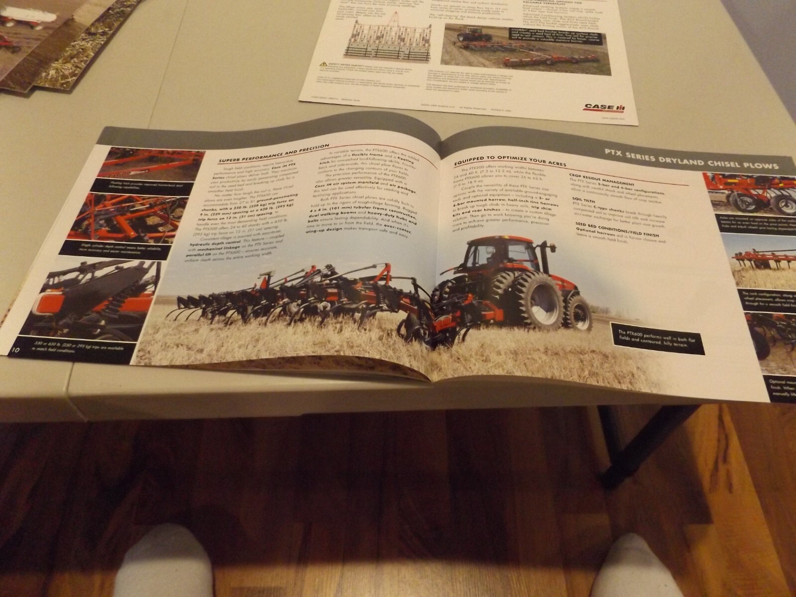 2-pc. CASE-IH TILLAGE EQUIPMENT, LIT #CIH6130303 2003-04, CIH8120401 2004