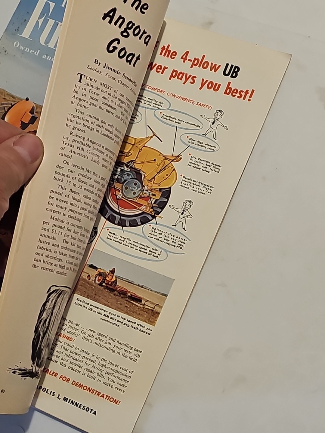 Original Spring 1954 Future Farmer Magazine Complete