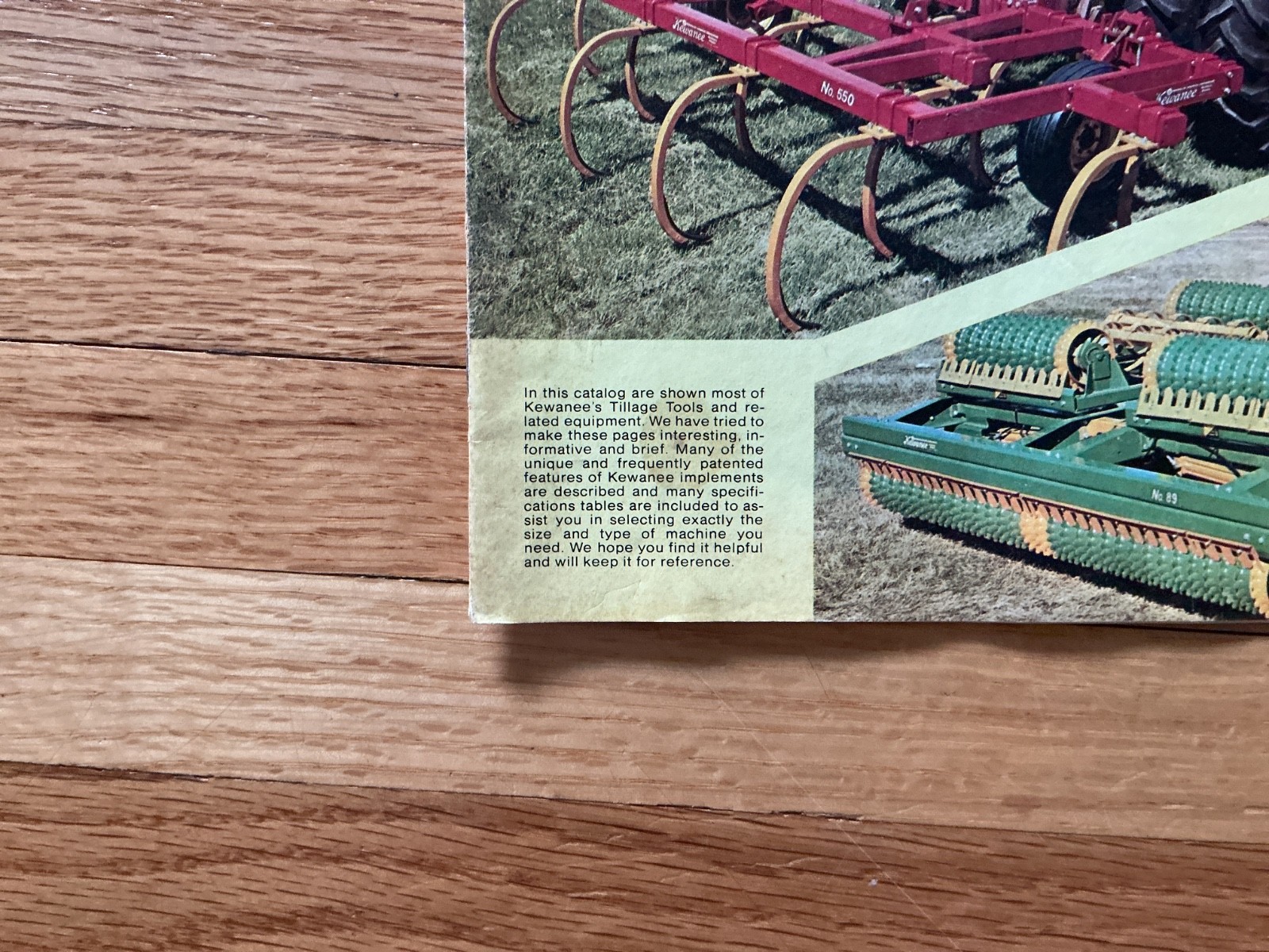 Kewanee Tillage Tools Catalog Brochure 1977 – Chromalloy American Corp.
