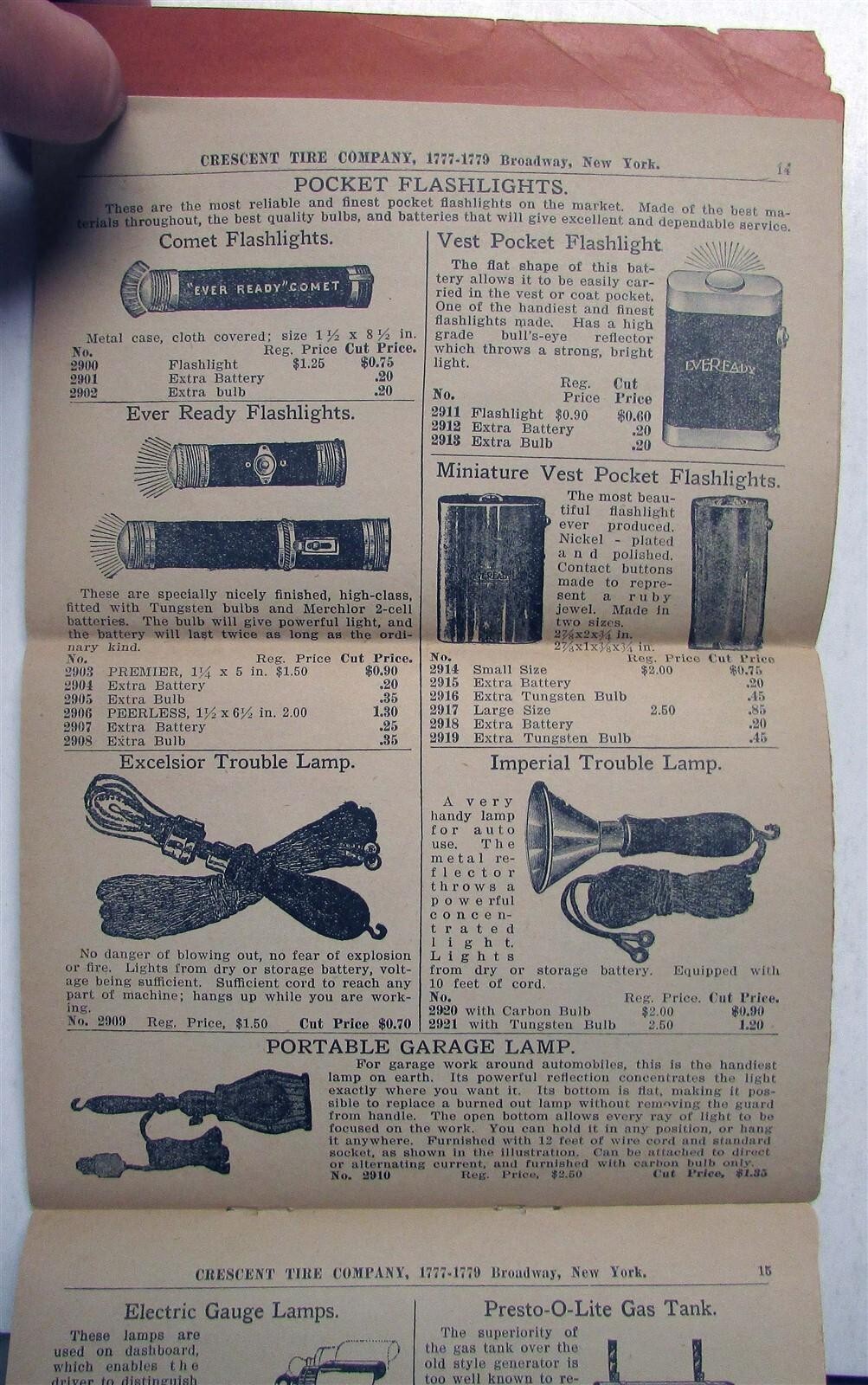 1912 Crescent Tire & Supplies Tires & Tubes Pricing Features Sales Mailer