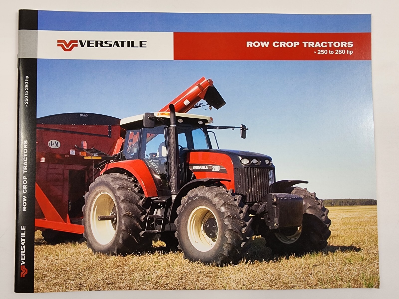 Versatile 250 To 280 HP Row Crop Tractor Advertisement Brochure FCCA 2008