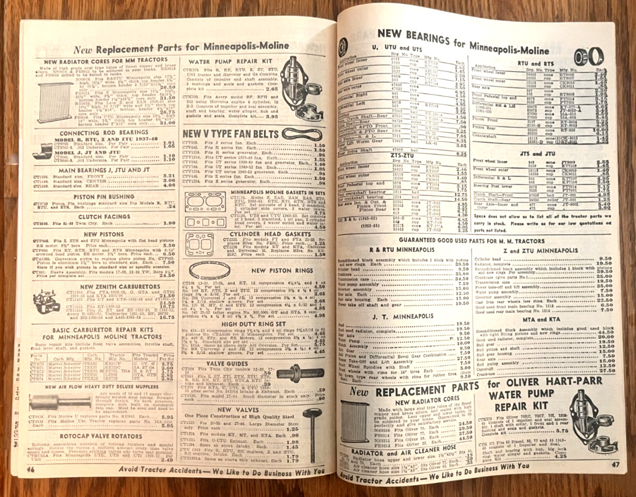 Central Tractor 1959 72-page farm tractor catalog parts & accessories