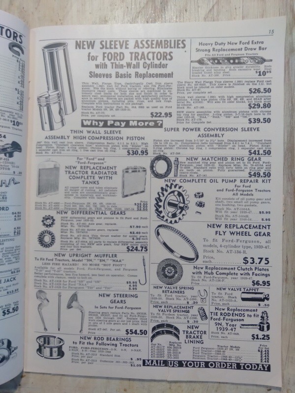1960 Acme Tractor Supply Co. Catalog Lincoln NE Nebraska Largest Supply House
