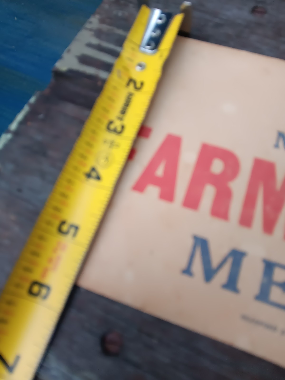 Vintage Missouri Farm Bureau Member Sign Placard 1949