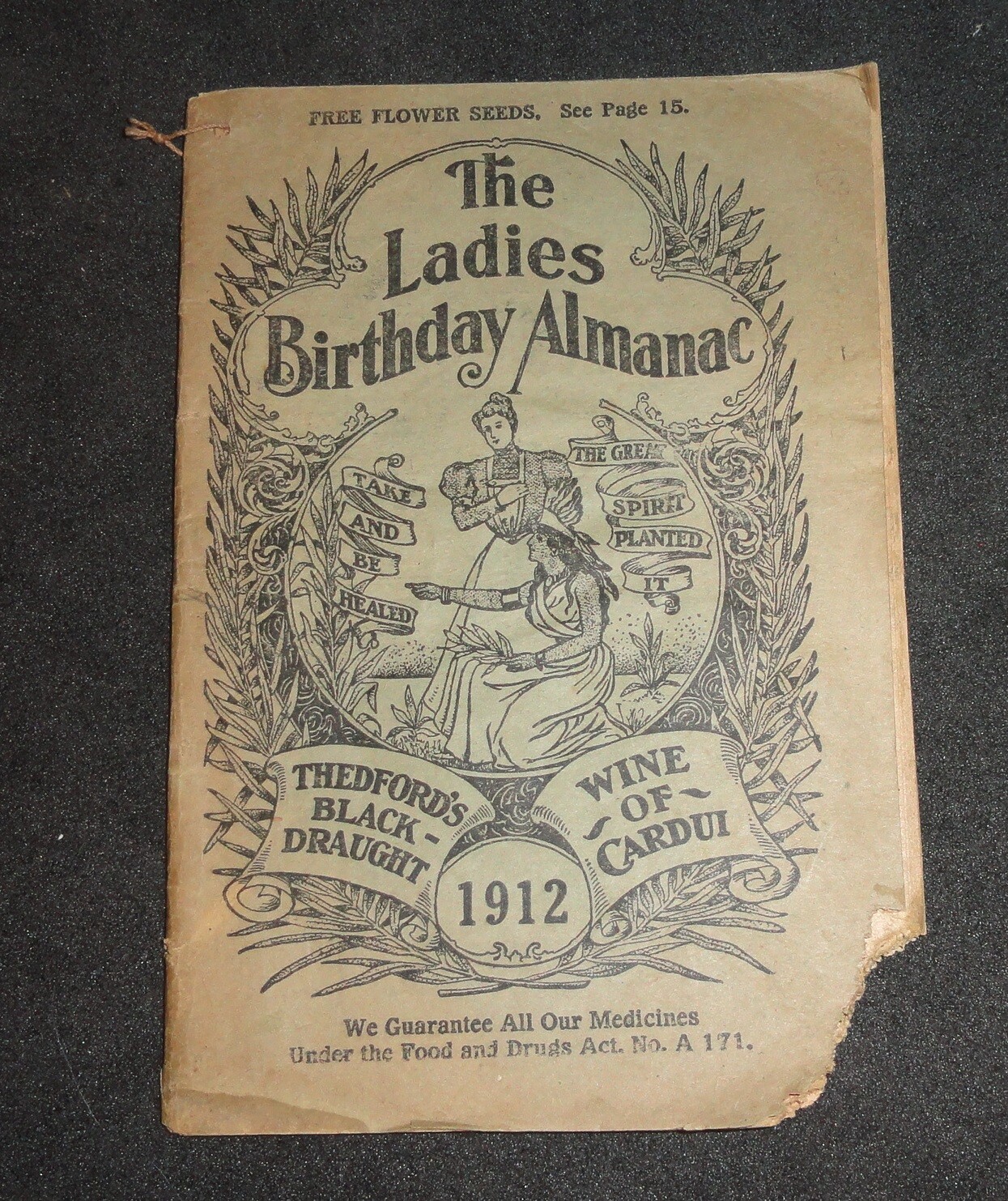 The Ladies Birthday Almanac 1912