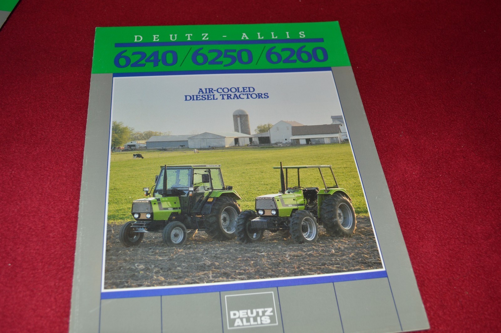 Deutz Fahr Allis 6240 6250 6260 Tractor Dealer&rsquo;s Brochure AED 1039-8608R LCOH