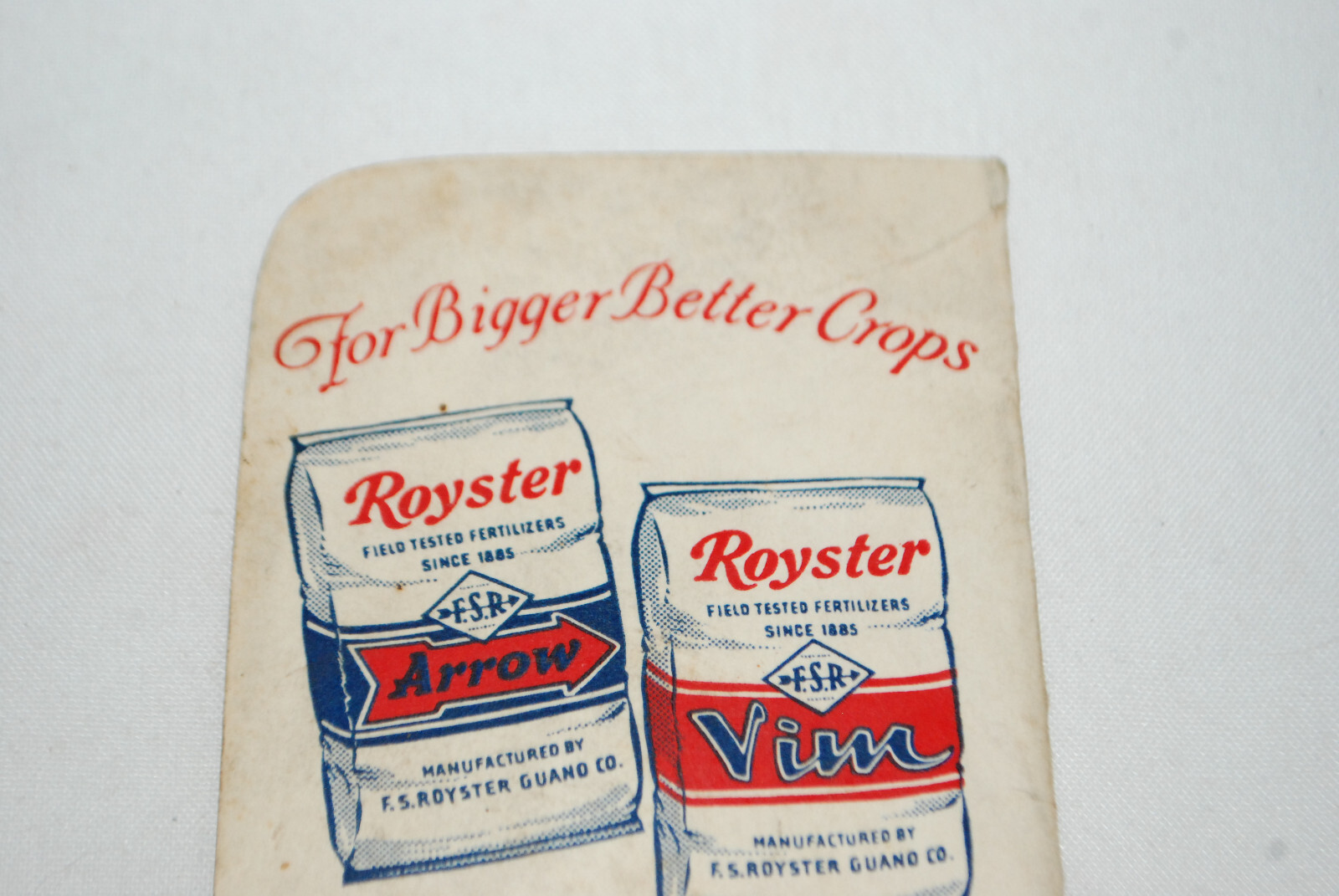 Royster Plant food Advertising FArmers Reference Notebook Circa 1959