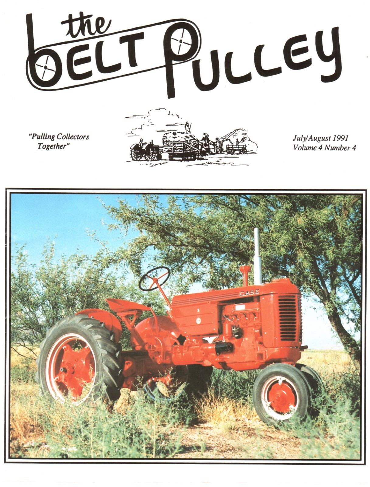 CASE V and VA series tractor – HUBER HK Restoration – 1991 Belt Pulley Magazine