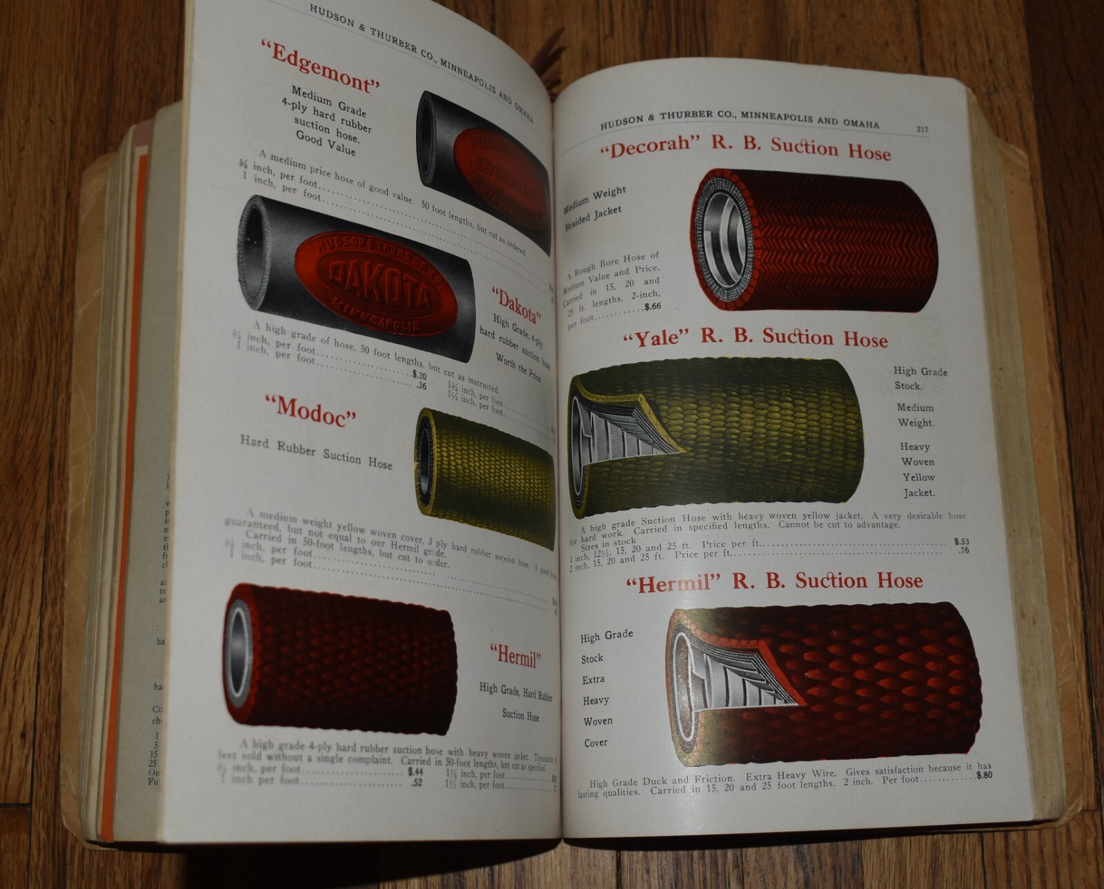 Antique HUDSON & THURBER Co Thresher Farm Omaha Minneapolis Hardware Catalog