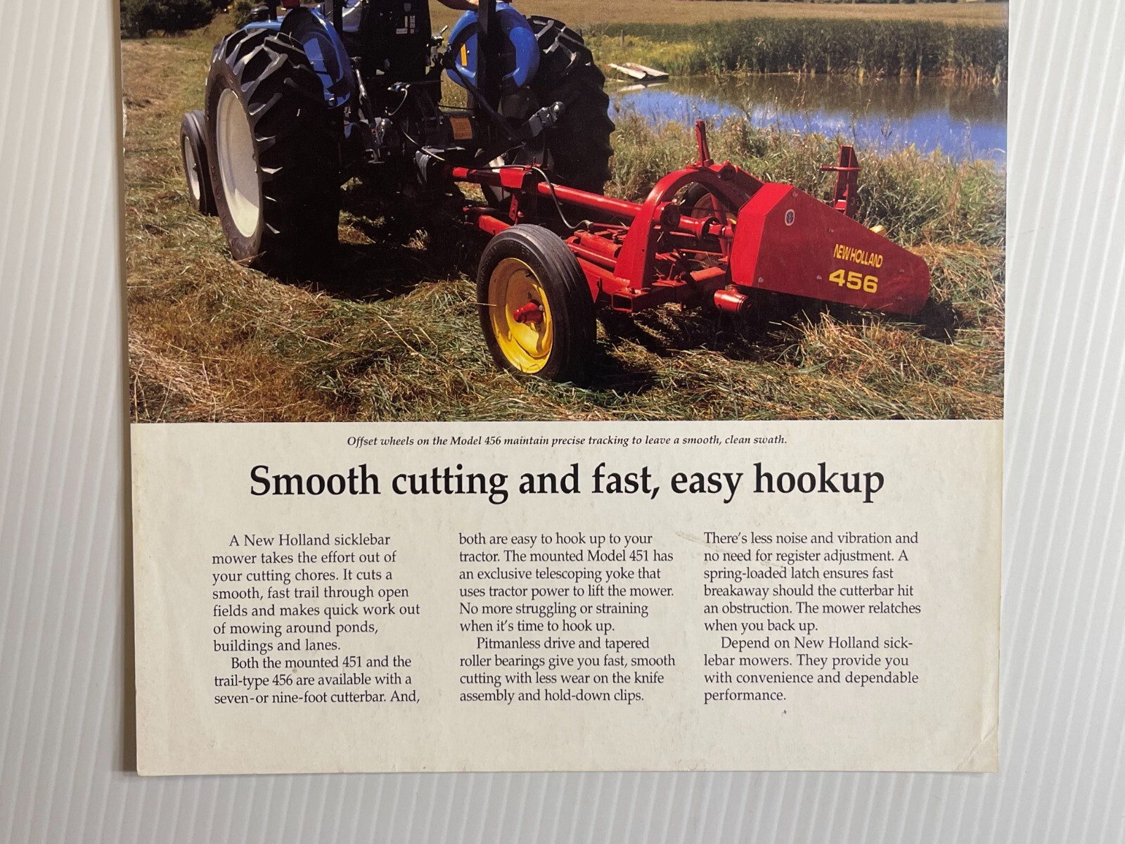 New Holland – Sicklebar Mower Sales Brochure *Showroom Sales Book* (451 / 456)