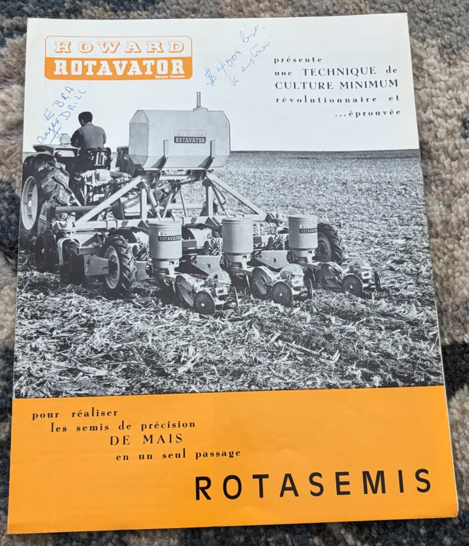 Howard Rotavator In French Brochure DCPA26