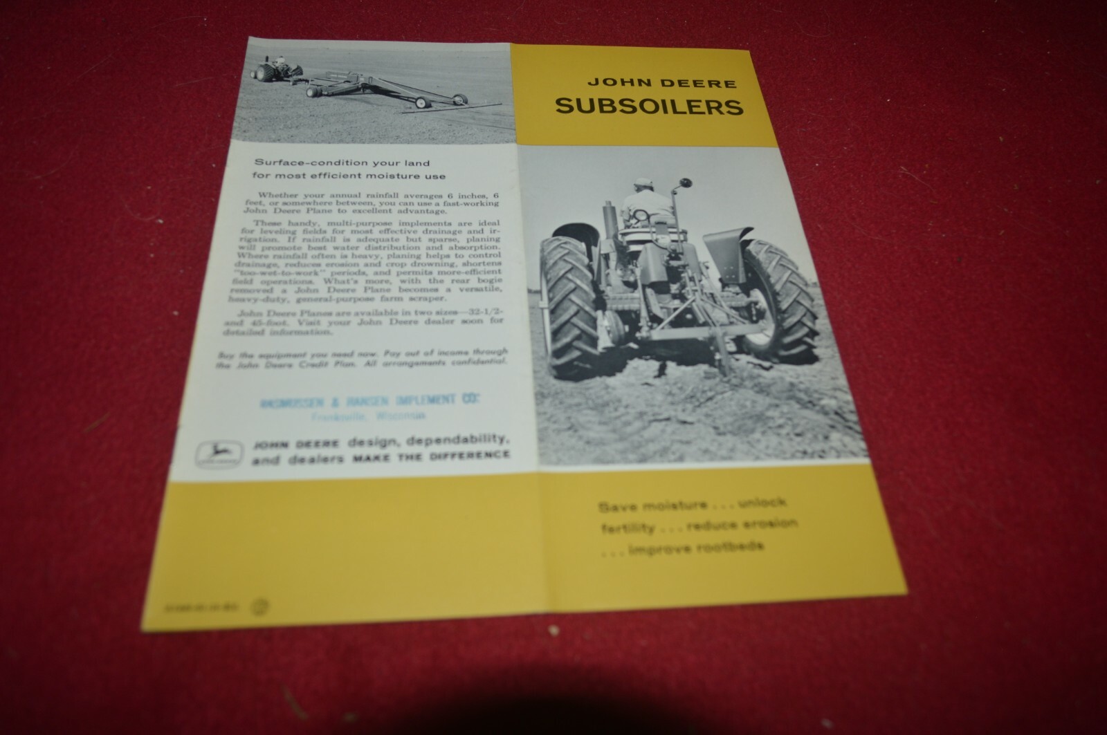 Dion Freres Thresher & Ensilage Cutter Brochure FCCA