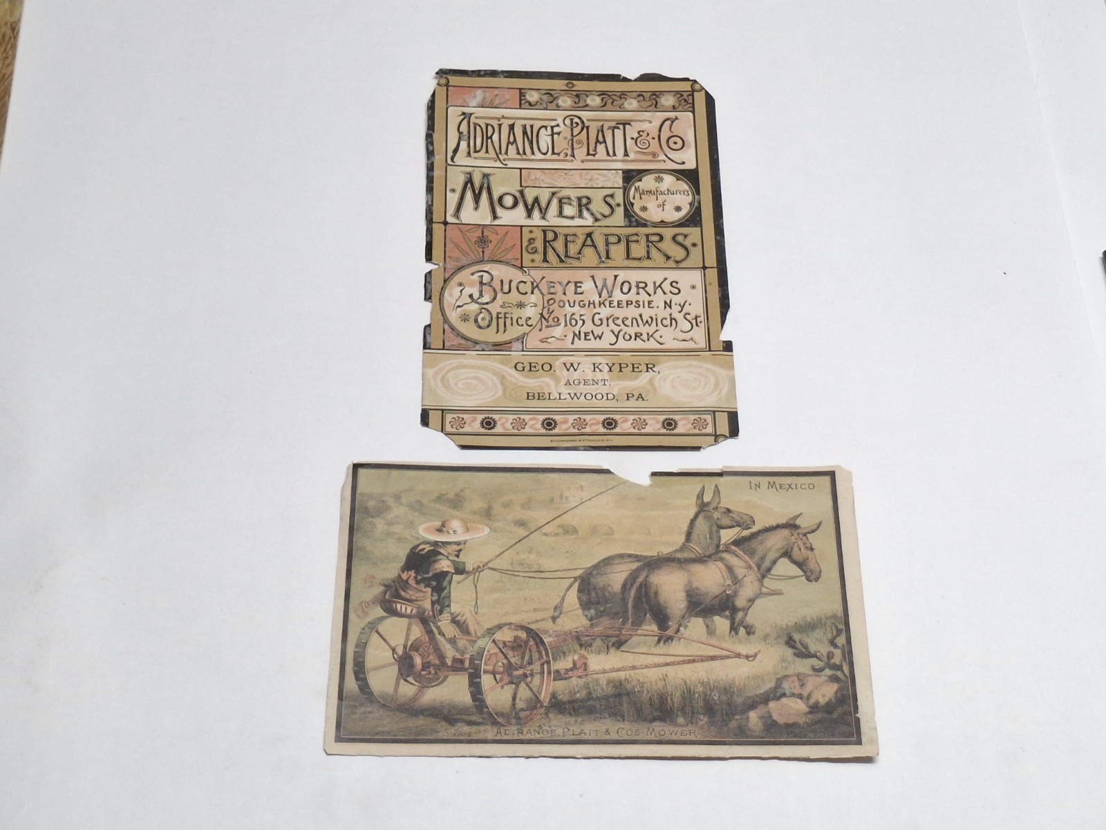 Adriance Platt & Co Harvesting Machinery Farm Book Catalogs Poughkeepsie NY 1900