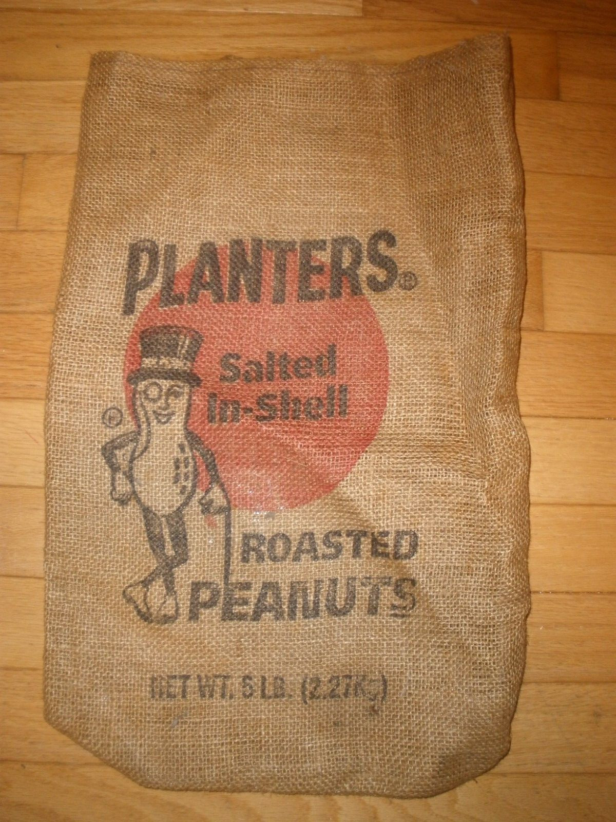 Peanuts Roasted Peanuts Canvas 5 Lb Bag 13&Prime; x 20&Prime; (SU105)