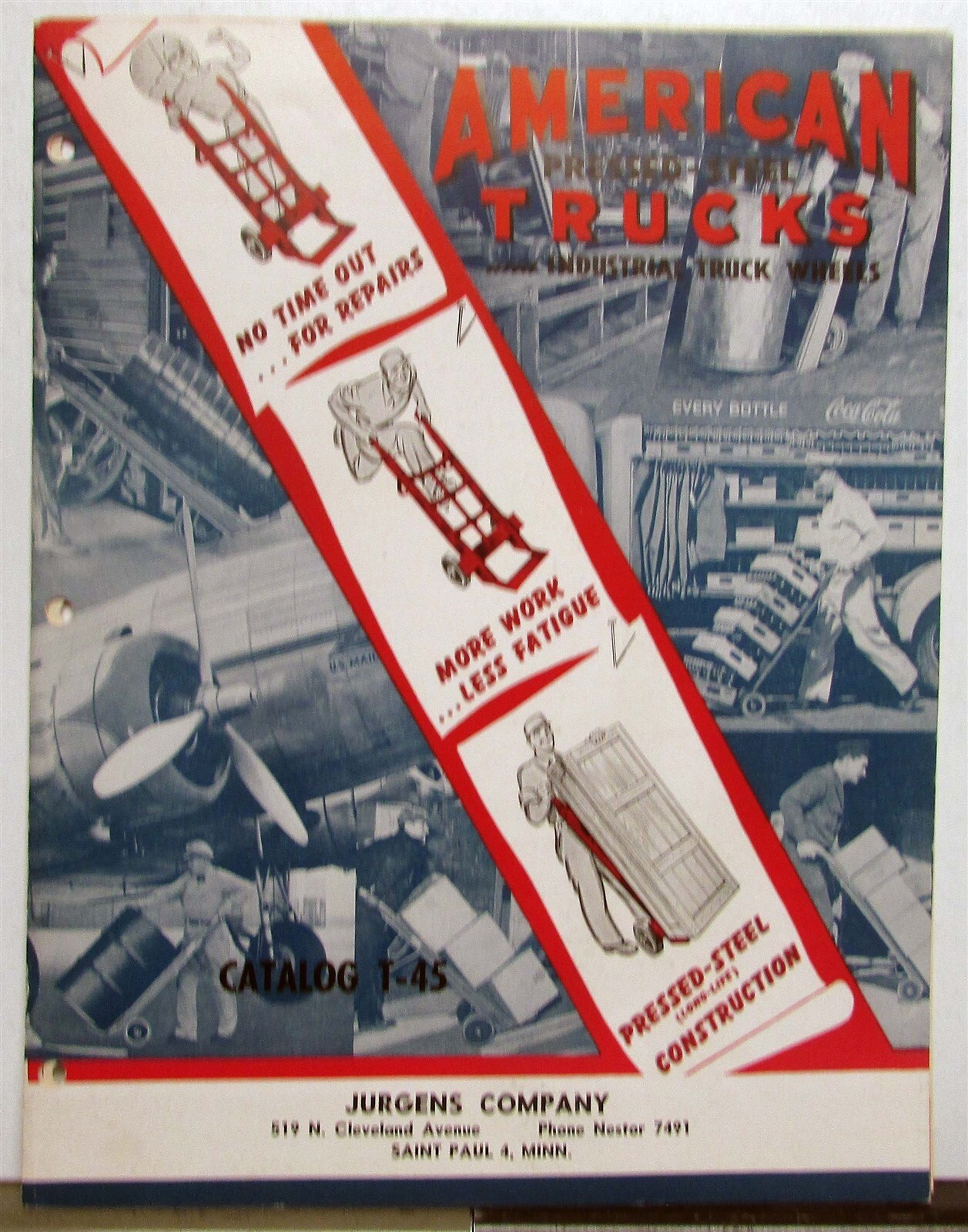 1945 American Truck Pressed Steel Industrial Truck Wheels Pricing Codes Brochure
