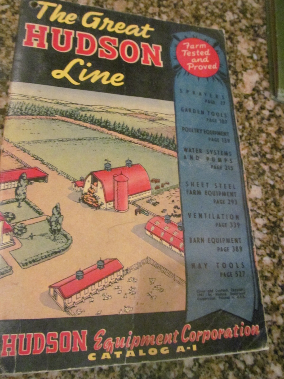 *THE GREAT HUDSON LINE SALES CATALOG!! HUDSON EQUIPMENT CORP. CATALOG A-1