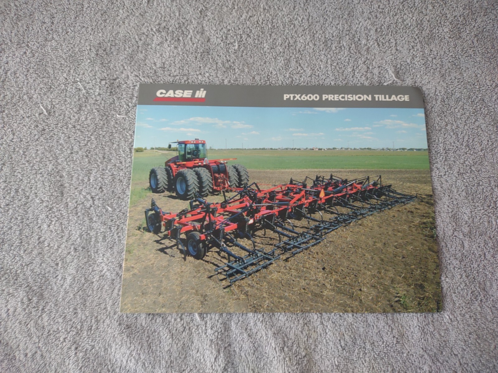 Case IH PTX600 Precision Tillage Sales Brochure. Lot Of 10.