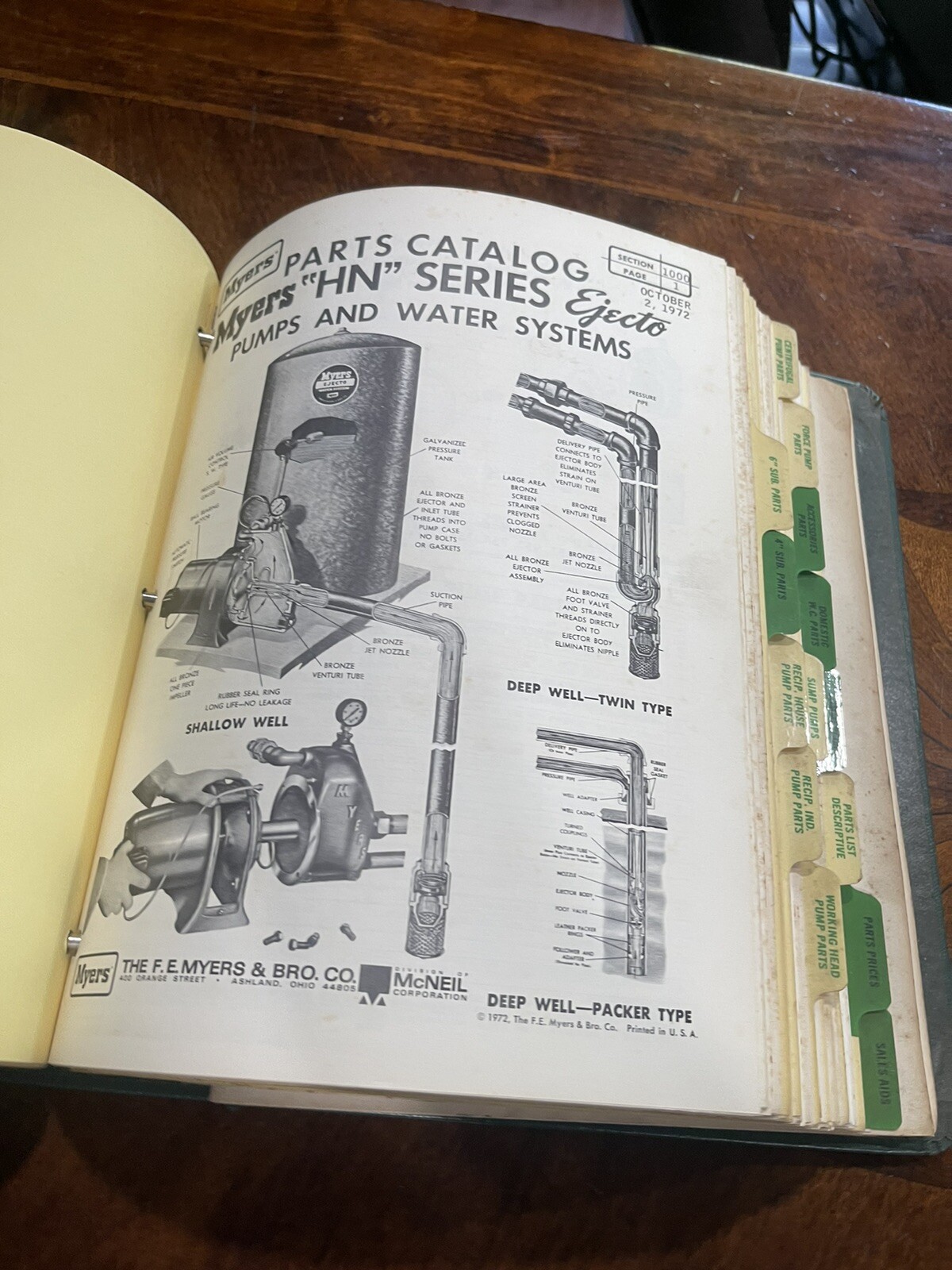 The F.E. Myers Dealer Catalog Color Brochures-Pumps water systems power sprayers