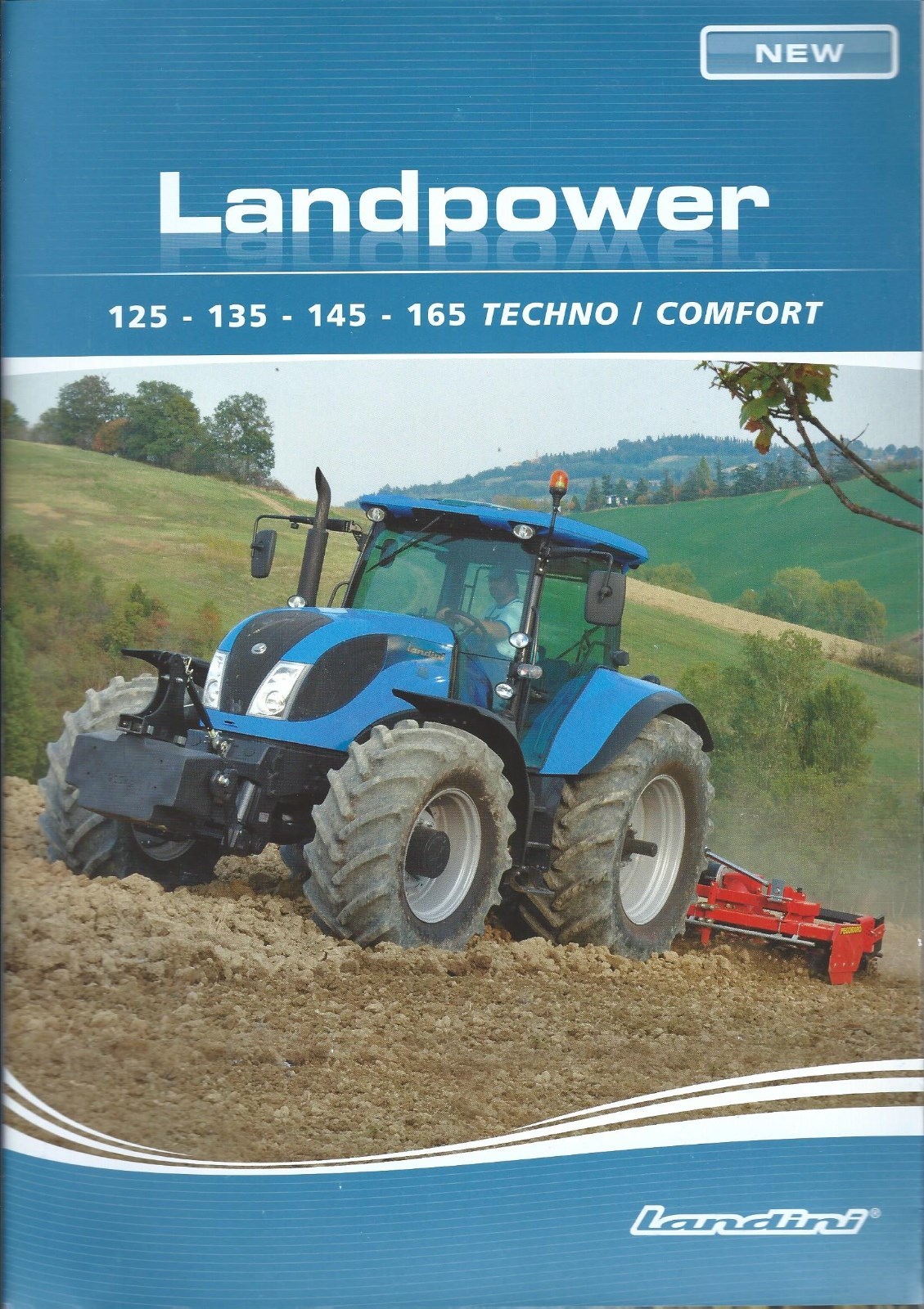 Farm Tractor Brochure – Landini – Landpower 125 135 145 165 – 2013 (F5860)