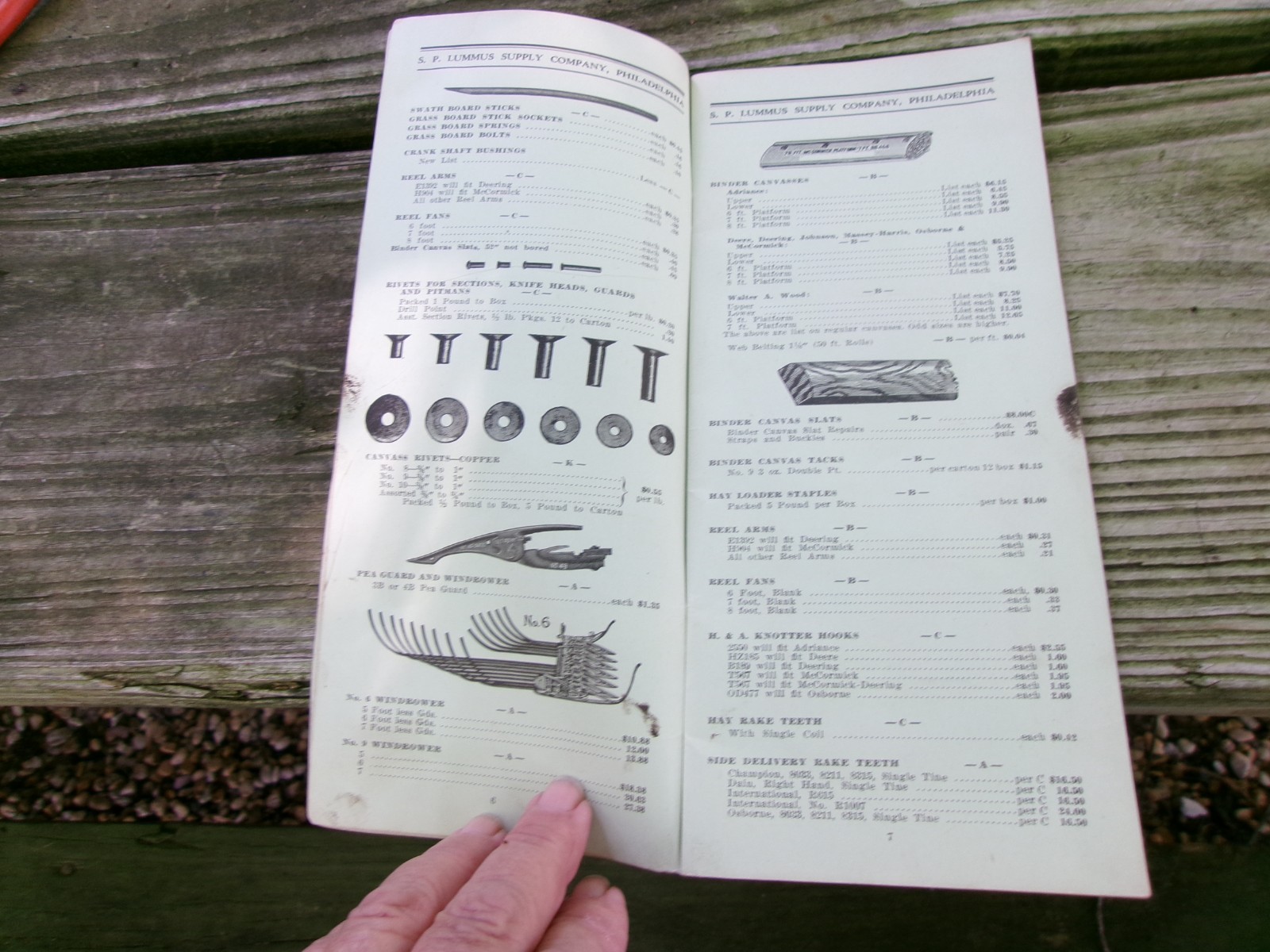 Antique S.P. LUMMUS (Farmers) Supply Co. Phila.PA. Catalog Small Booklet, 51pgs.