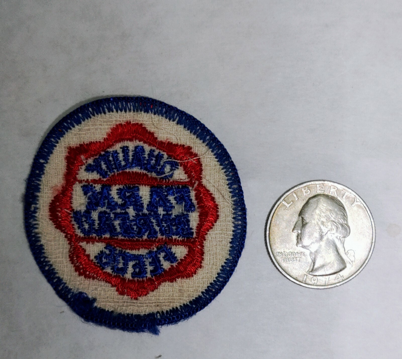 Vintage Farm Bureau Quality Feeds Embroidered Sew on Patch 2&Prime;, Agricultural GUC