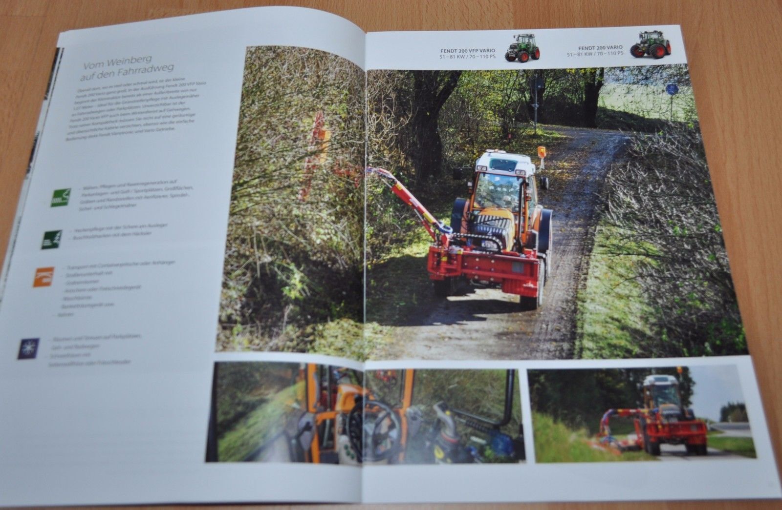 Fendt Applications tractors Brochure Prospekt