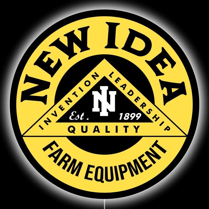New Idea Farm Equipment NEW LED Hanging Lighted Sign: 23&Prime; Dia. Round