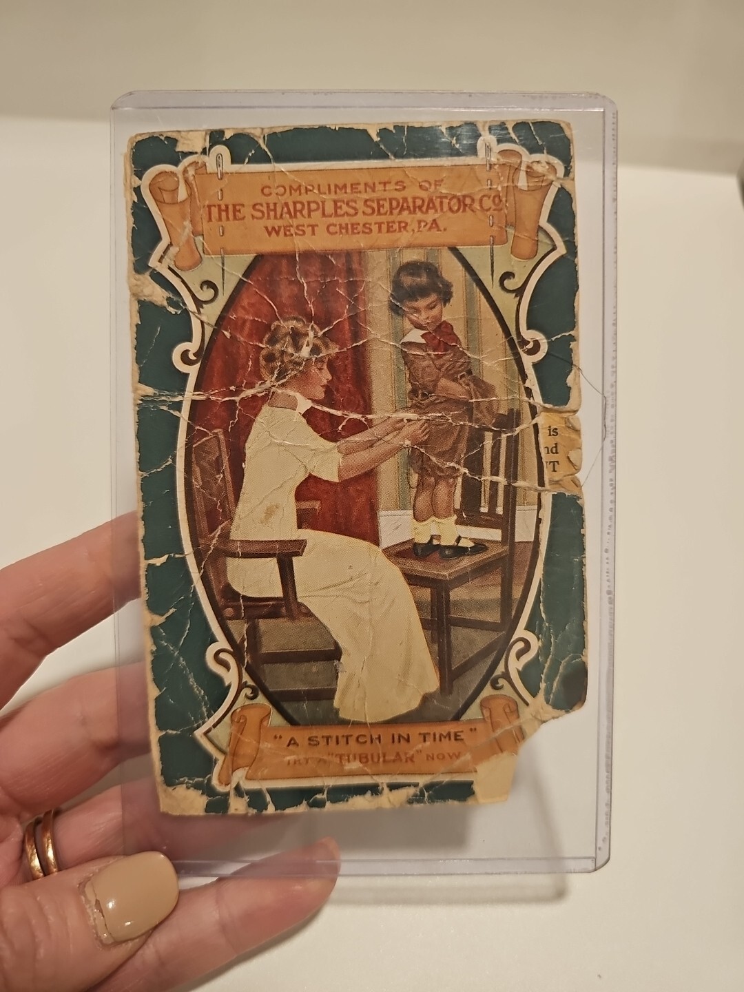Sharples cream separator co west chester pa needle book