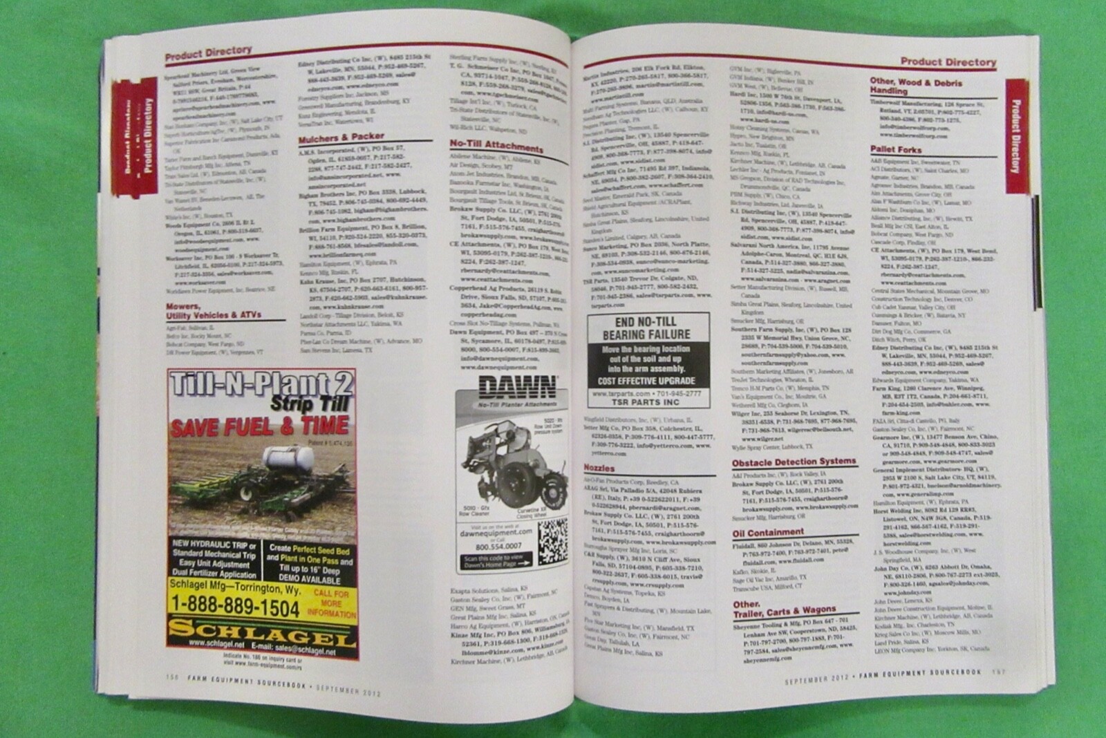 Farm Equipment Sourcebook 2013 ( September 2012) 9 Directories & 289 pages