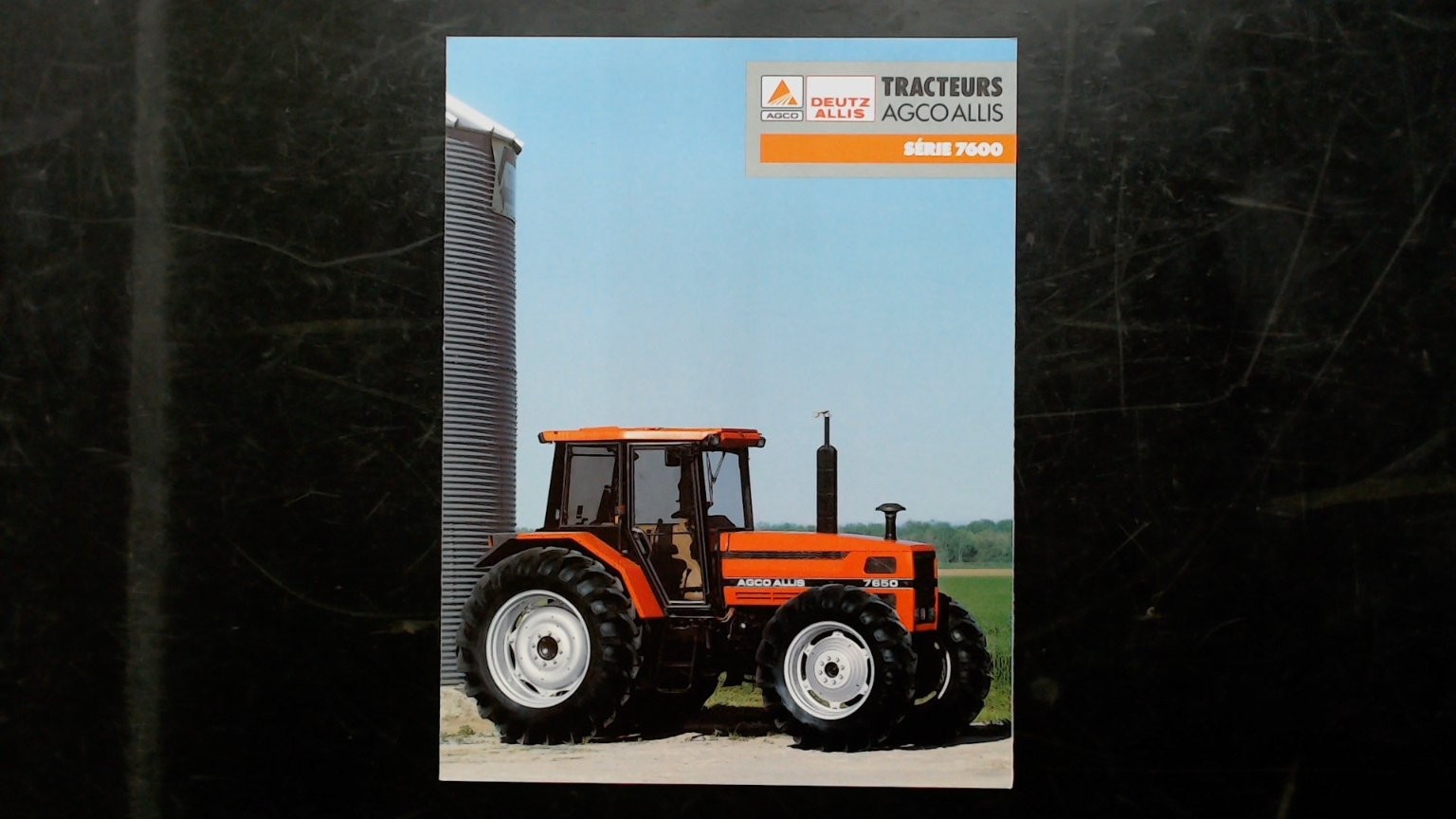 Deutz Allis Agriculture Brochure Série 7600 Tractor French Vintage