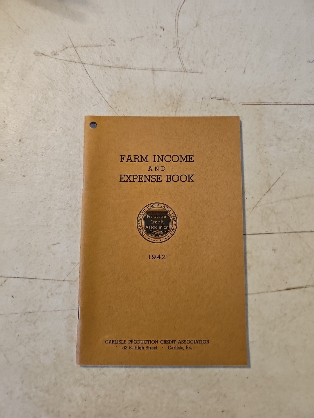 1942 Farm Income and Expense Guide. Carlisle Production Credit Association