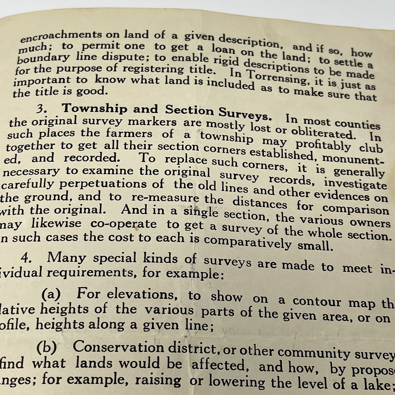 1930s Surveys For The Farmer Minneapolis MN Informational Brochure Pamphlet 30s