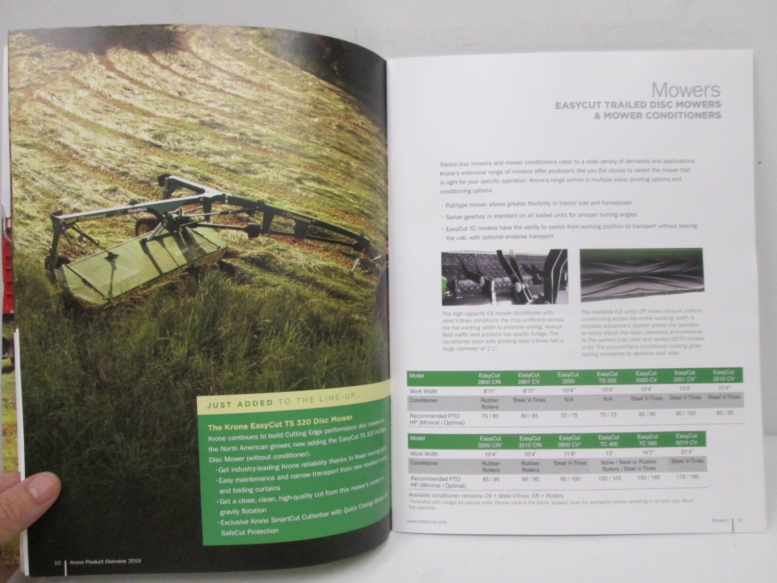 Krone 2019 Product Overview Sales Brochure Booklet Agriculture Tractors Mowers