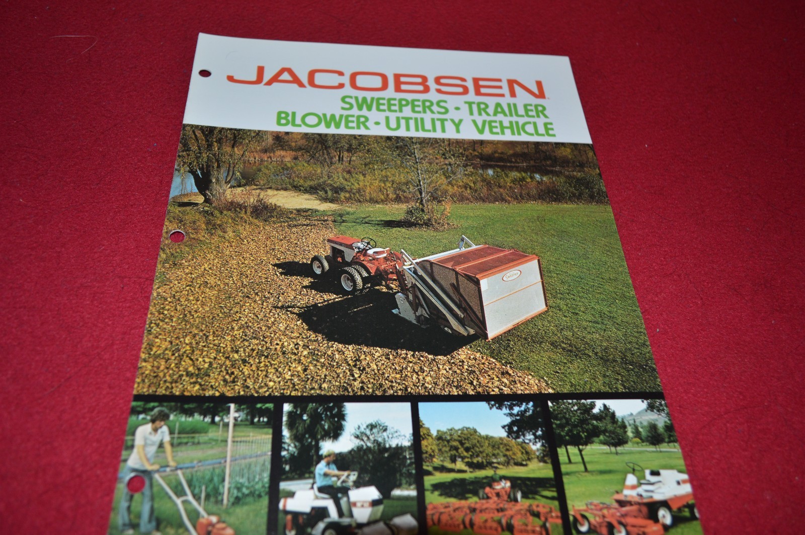 Jacobsen Sweepers Trailer Blower Utility Vehicle Dealers Brochure DCPA