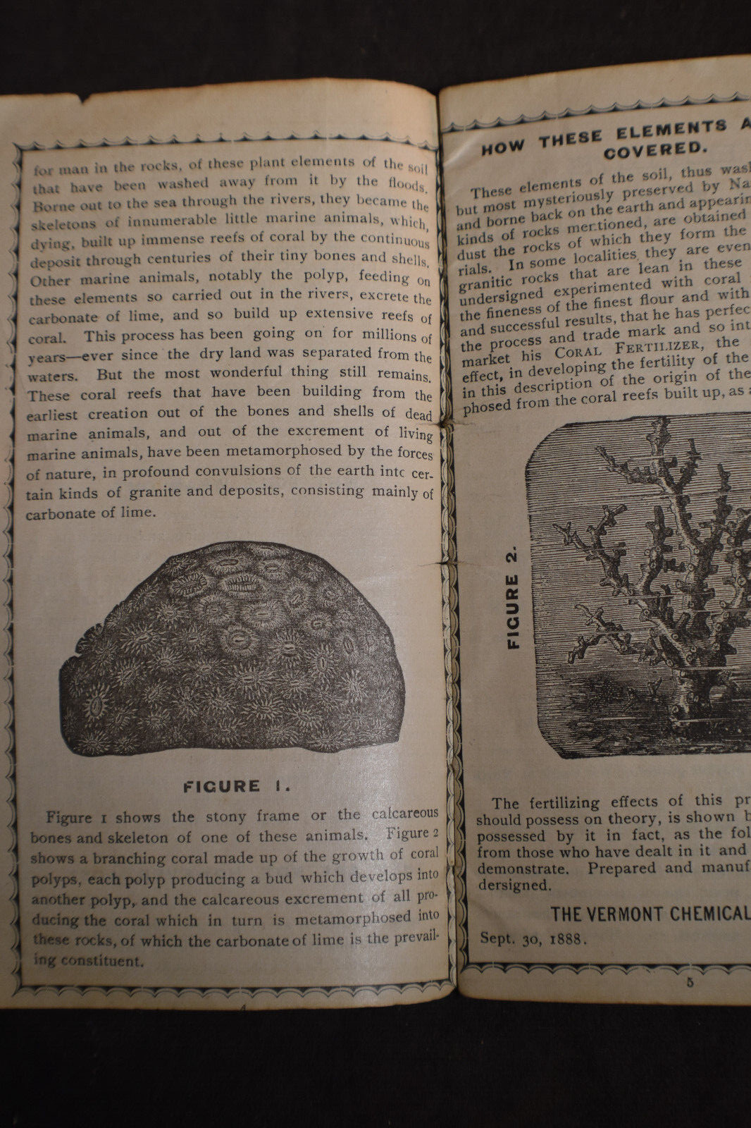 Ca 1888 Vermont Chemical Fertilizer Company Brochure – Vergennes Vermont
