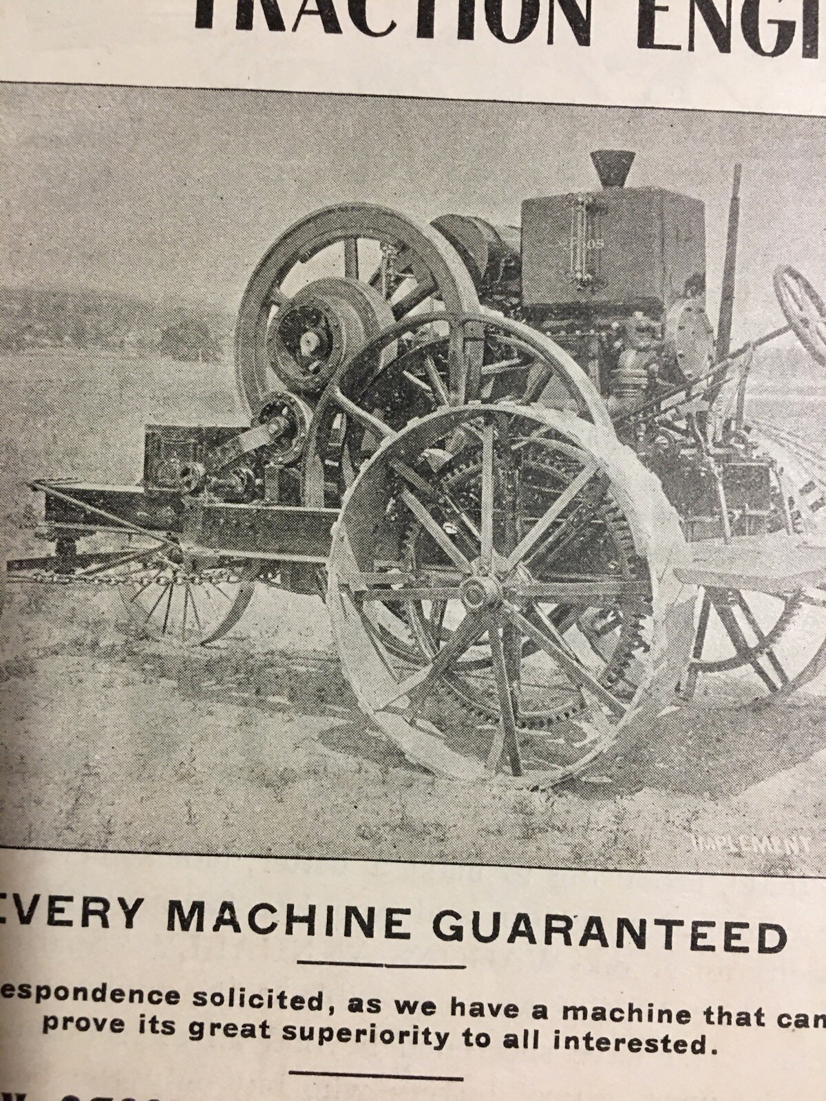 Detailed 1902 Farm Advertising Steel Wheels Wagons Wine Press Machinery Farming