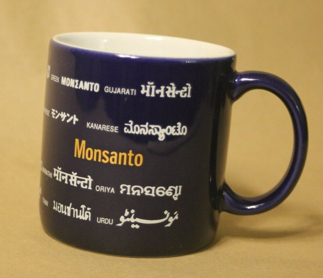 Monsanto Agricultural Chemical Company Multi-Language Ceramic Coffee Cup Mug