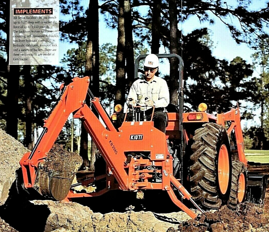 ORIGINAL 2008 KIOTI DK SERIES TRACTOR SALES BROCHURE ~ 22 PAGES ~ 8.5&Prime; x 11&Prime;