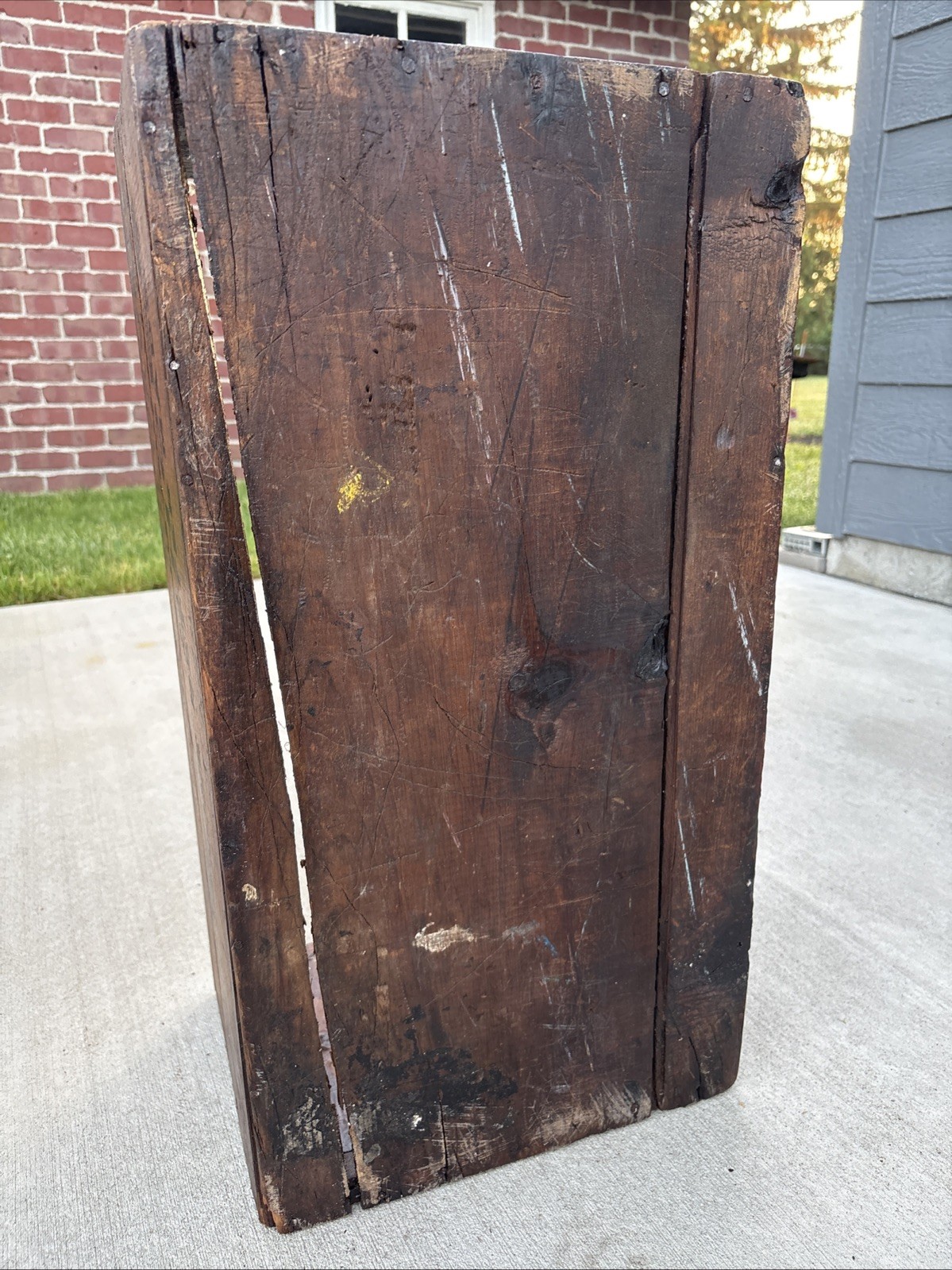 Antique Wooden Crate F. Mayer Boot & Shoe Co Milwaukee Wisconsin Wood Box