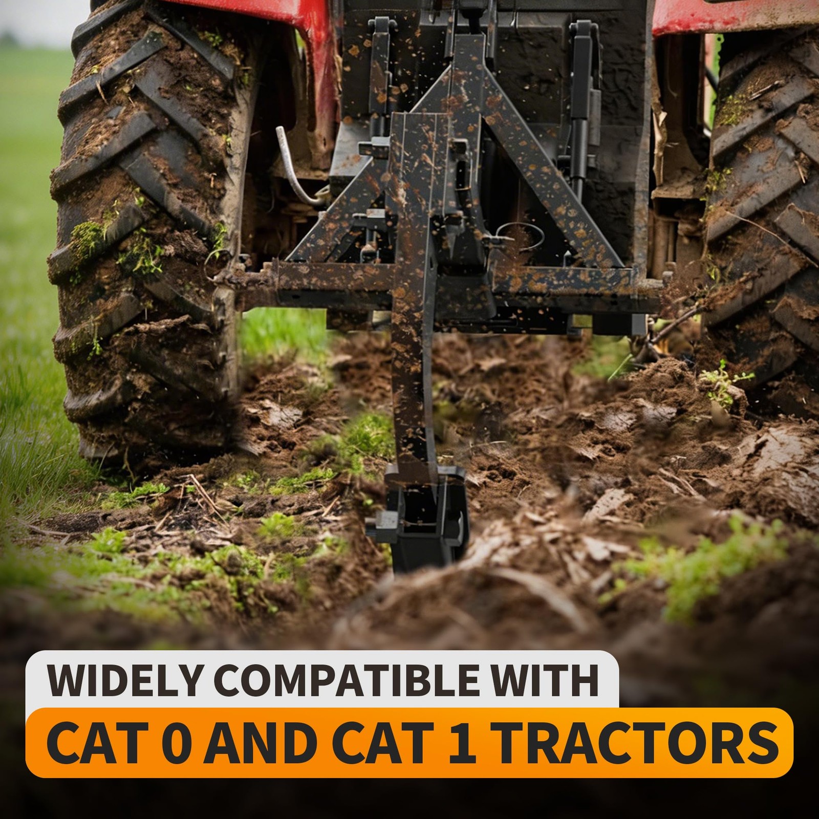 BDI Wear Part Hitch Mounted Trencher Fits 3 Point Hitch, Heavy Duty Subsoiler…