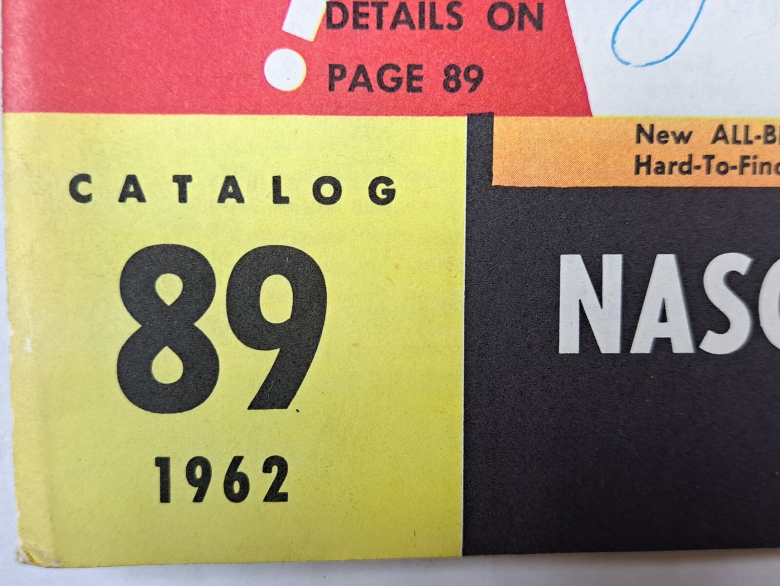 VTG 1962 NASCO Catalog #89 farm, equine, livestock, tools, tractor, implement