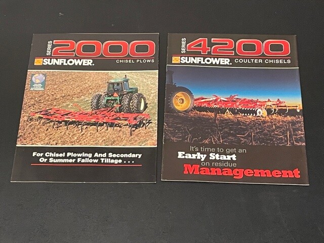 Sunflower Series 2000 Chisel Plow & 4200 Coulter Chisels Dealer&rsquo;s Brochure