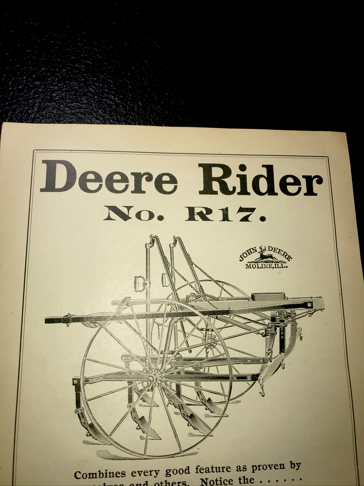 1898 John Deere Plow Co. Farm Advertising – Kansas City – Missouri