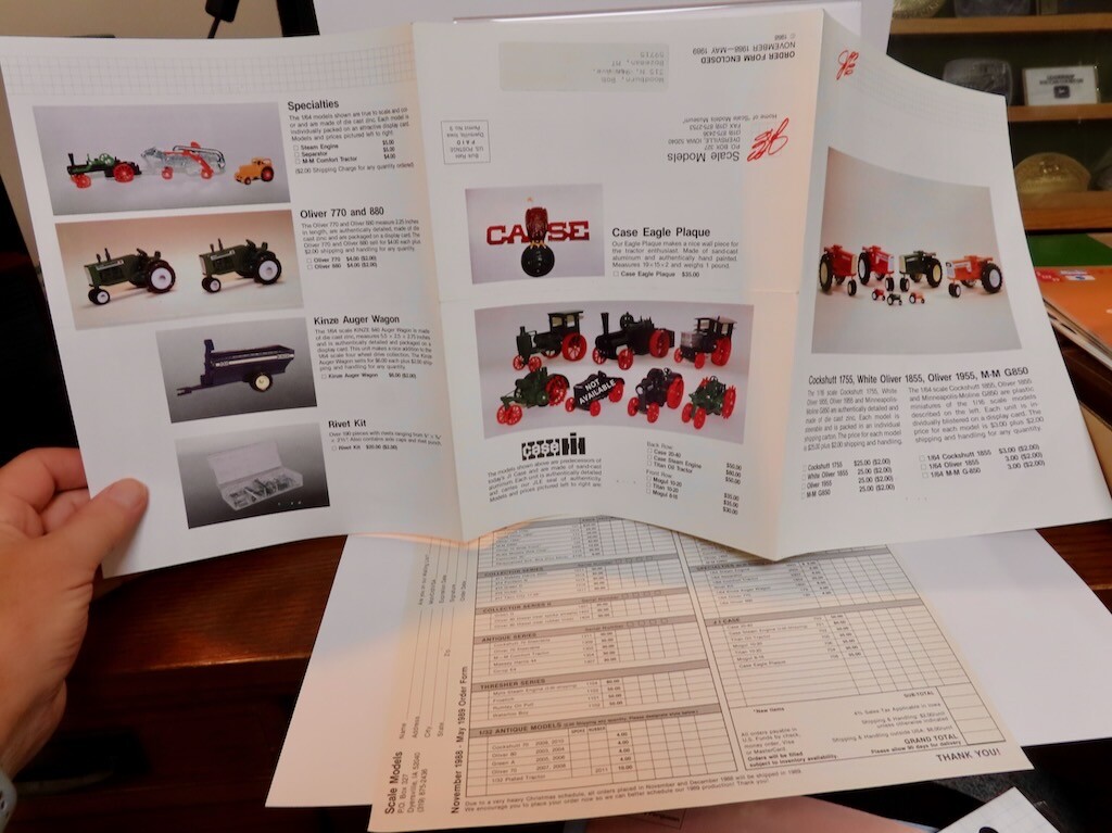 Scale Models Tractors Toys Brochure