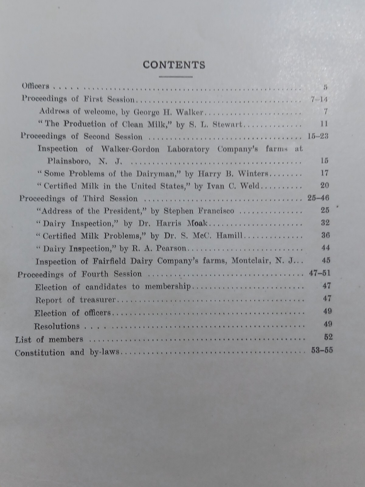 1910 Certified Milk Producers Association Convention Proceedings Book Dairy