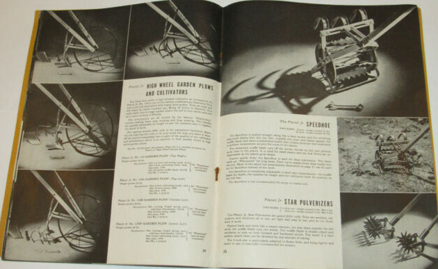 VTG 1944 PLANET JR AGRICULTURAL IMPLEMENTS CATALOG! W/PRICE LIST! SEEDERS/PLOWS+
