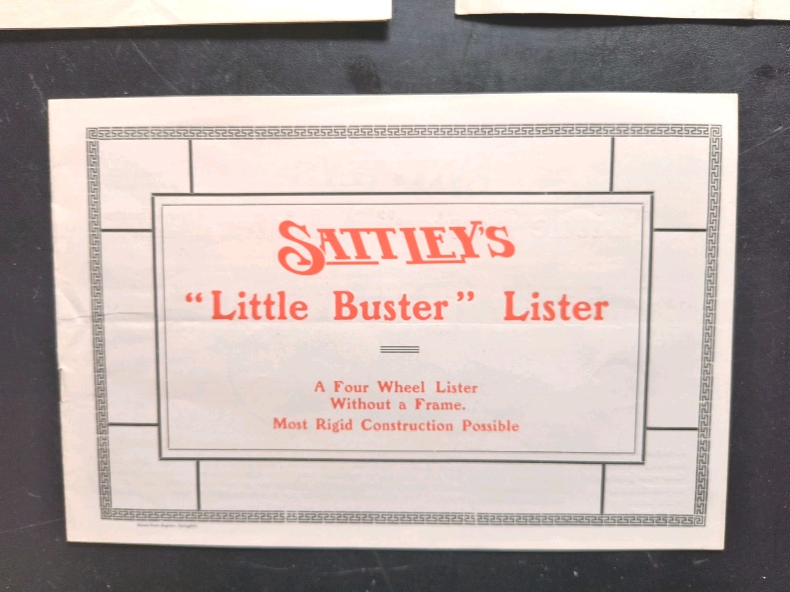 1910s Racine Sattley Farm Plow, Cultivator Lister Sales Brochure Advertising