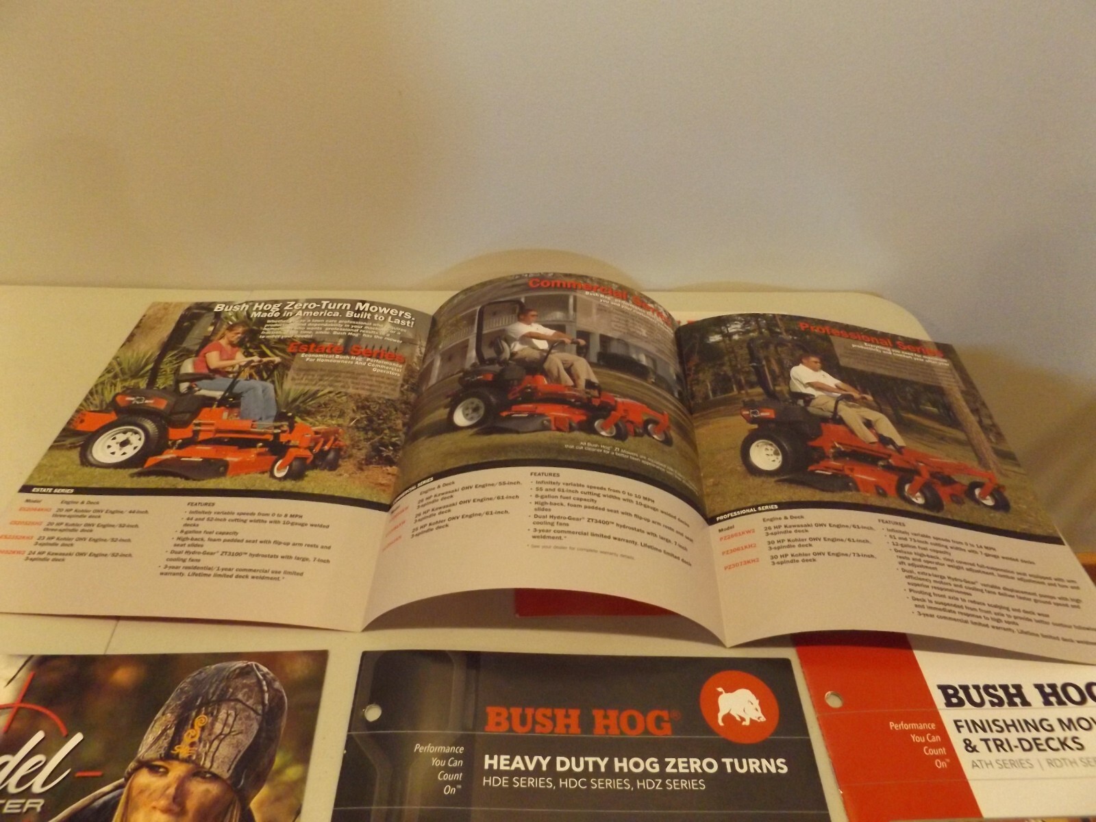 5-pc. BUSH HOG MOWERS, LANDSCRAPE, FINISHING MOWERS, TILLAGE, 2011-2016