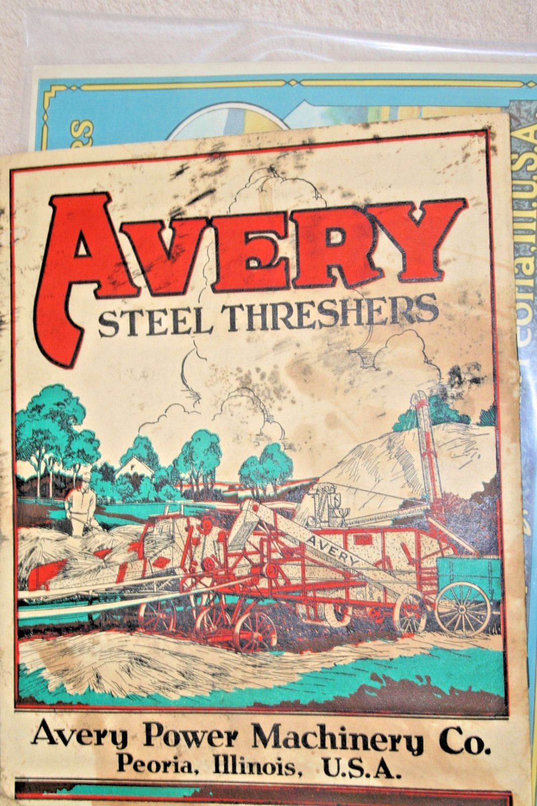AVERY STEEL THRASHER BROCHURE 1923