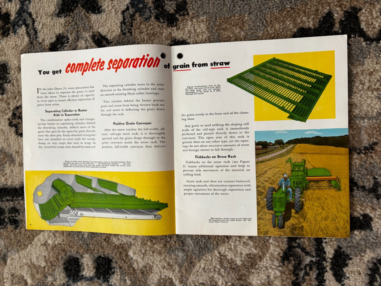 John Deere 25 Combine For 1953 Brochure DCPA26
